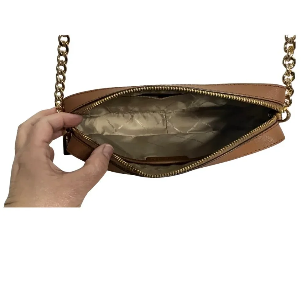 Michael Kors Jet Set Large Printed Logo Crossbody Bag - Picture 5 of 6